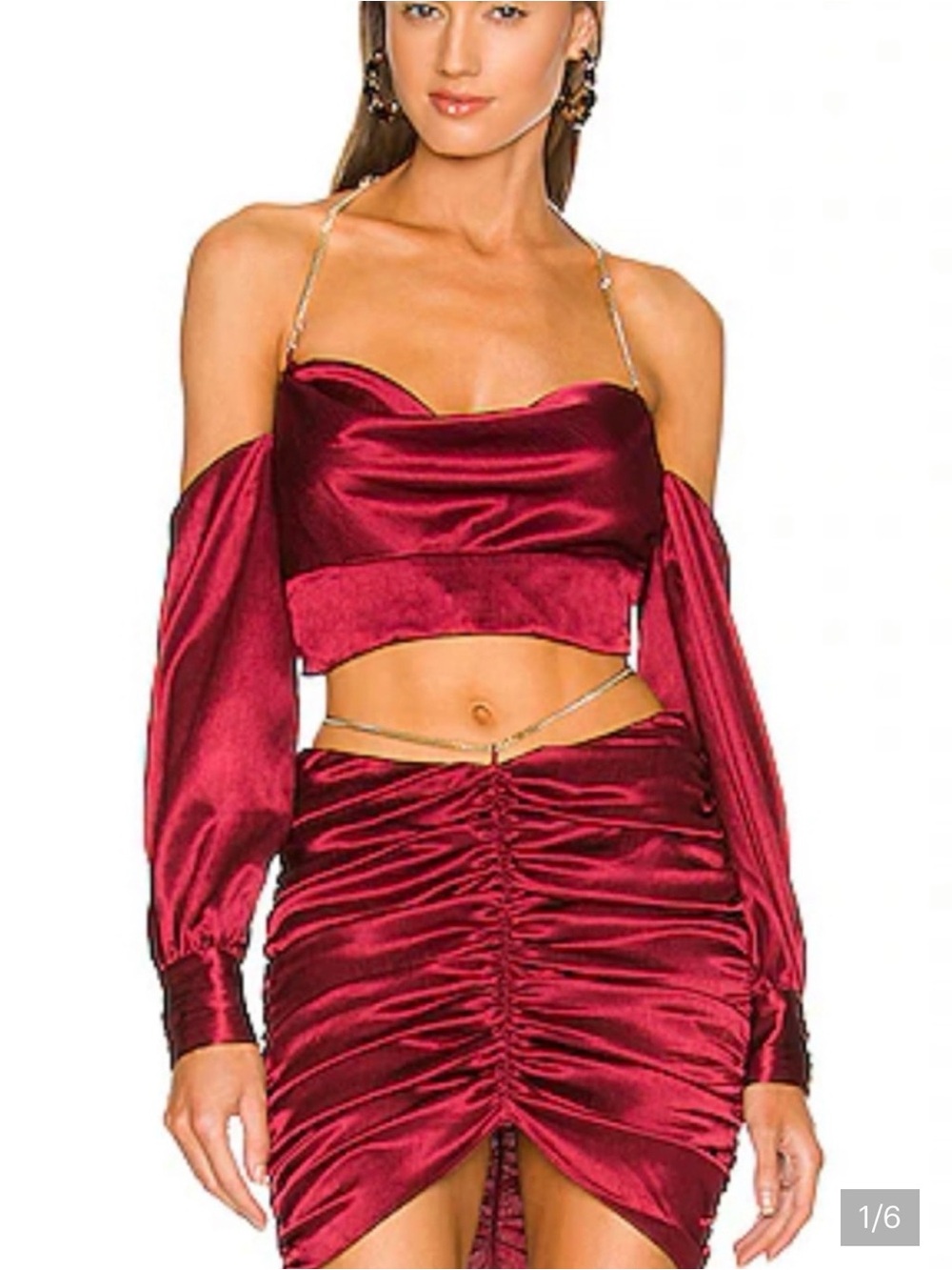 Michael Costello x Revolve Sybil chain crop top